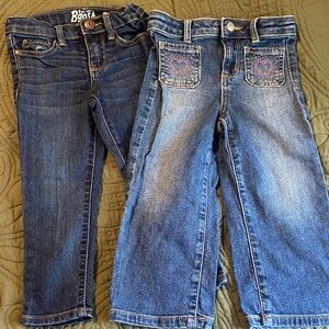 Kids Blue Denim Jeans Set Size 3T